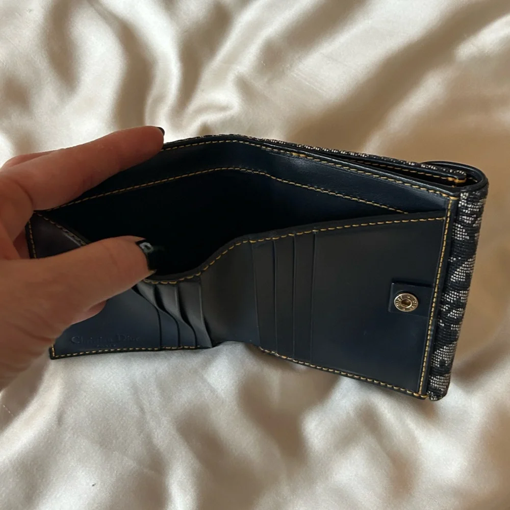 Christian Dior Trotter Saddle Bi-Fold Compact Wallet